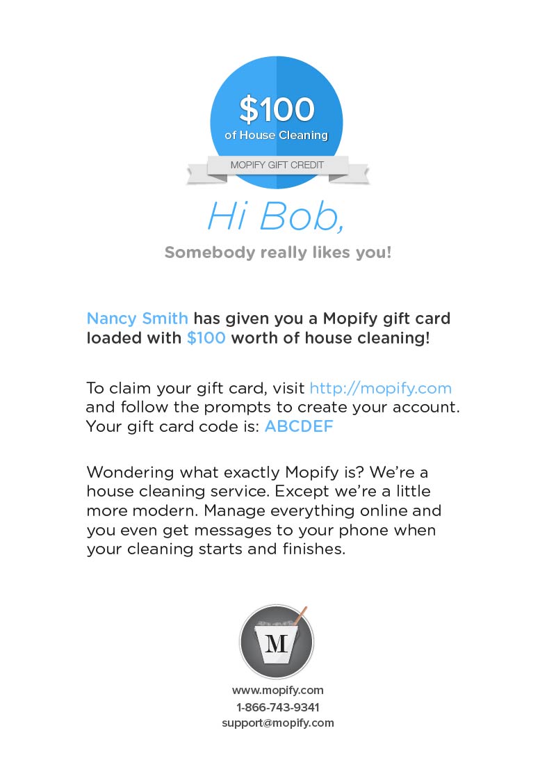 Mopify Gift Card